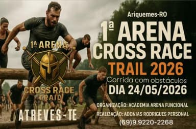 1ª ARENA CROSS RACE TRAIL 2026 em Ariquemes
