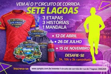 1° Circuito de corrida de rua de Sete Lagoas em Sete Lagoas