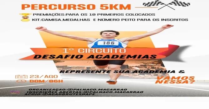 Imagem do 1° Circuito desafio academias