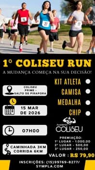 Imagem do 1º COLISEU RUN - SALTO DE PIRAPORA SP