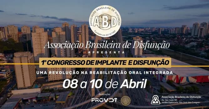 Imagem do 1º Congresso de Implante e Disfunção