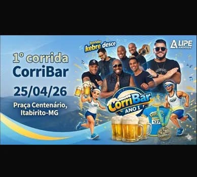 Imagem do 1° Corrida CorriBar Itabirito - MG