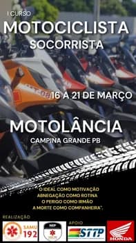 Imagem do 1 Curso de Motociclista Socorrista