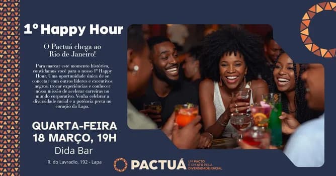 Imagem do 1° Happy Hour Pactuá - Rio de Janeiro