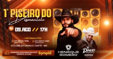 1º PISEIRO DO DESMANTELO em Caeté