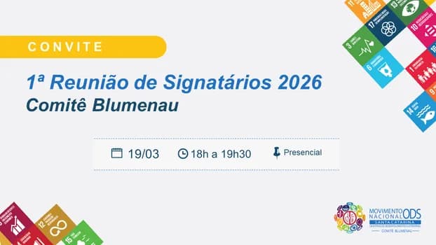 Imagem do 1 Reunião de Signatários 2026