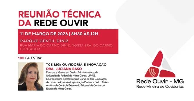 Imagem do 1ª Reunião Técnica da Rede Ouvir 2026
