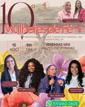 Imagem do 10° Congresso Mulheres de Fé