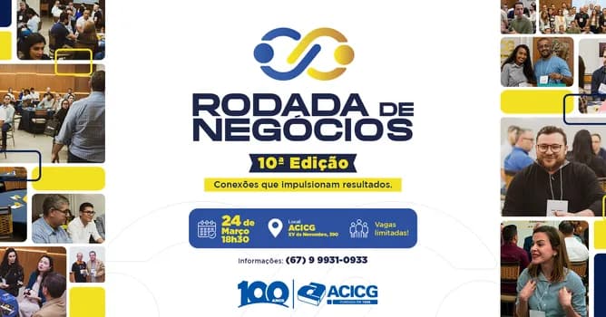 Imagem do 10ª Rodada de Negócios ACICG.