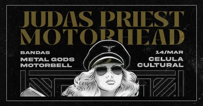 Imagem do 14/03 (SAB) ESPECIAL JUDAS PRIEST E MOTORHEAD