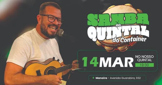 Imagem do 14/03 | Samba no Quintal | Container 932