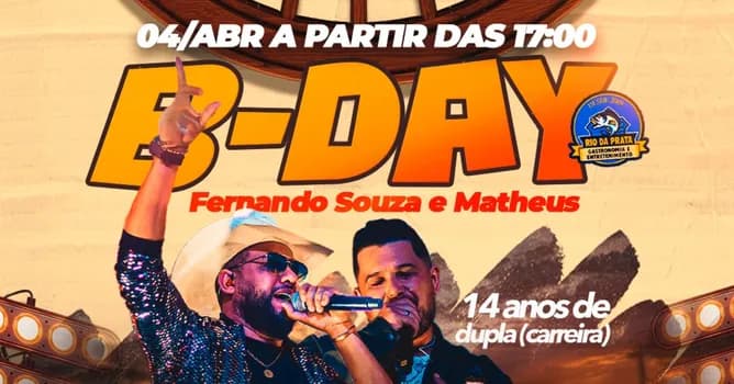 Imagem do 14 anos Fernando Souza e Matheus