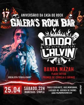 Imagem do 17 anos do Galera's com Duda Calvin!