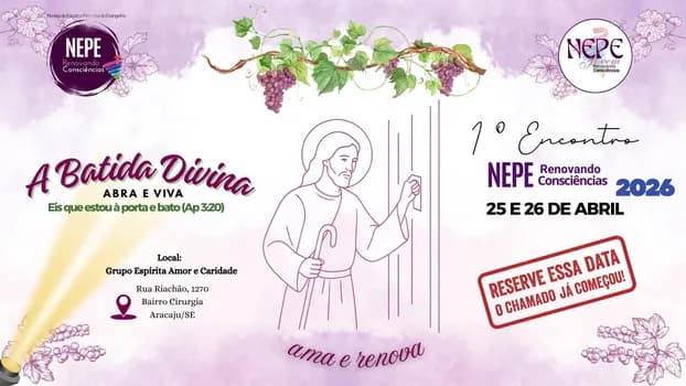 Imagem do 1o ENCONTRO NEPE RENOVANDO CONSCIÊNCIAS 2026