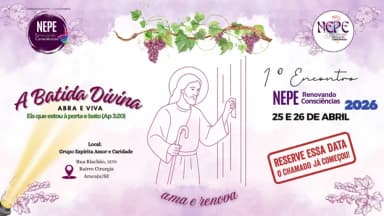 1o ENCONTRO NEPE RENOVANDO CONSCIÊNCIAS 2026 em Aracaju
