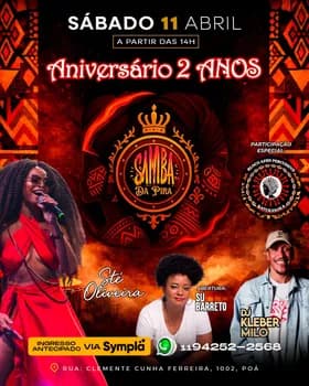Imagem do 2º ANIVERSARIO DO SAMBA DA PIRA