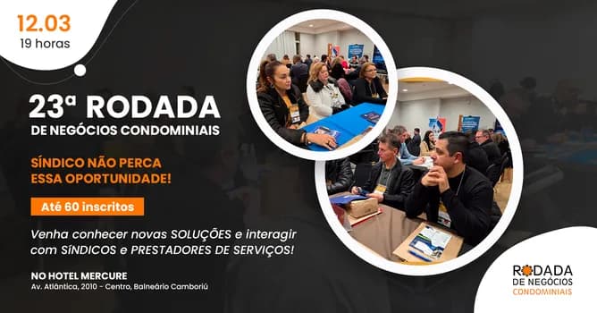 Imagem do 23º RODADA DE NEGÓCIOS CONDOMINIAIS