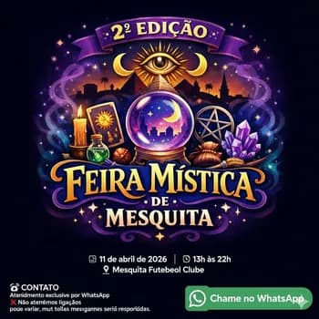 Imagem do 2a Edição da Feira Mística de Mesquita