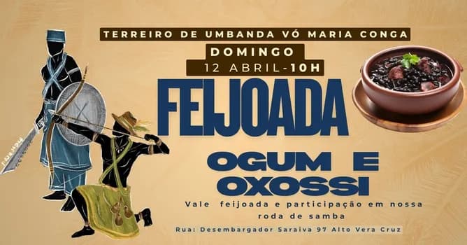 Imagem do 3° Feijoada de Ogum e Oxossi