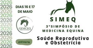 3º SIMEQ-  Simpósio de Medicina Equina em Belo Horizonte