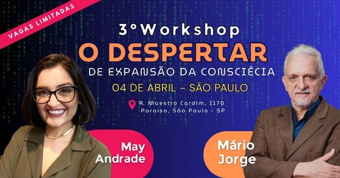 Imagem do 3º Workshop - O Despertar da Expansão Consciência