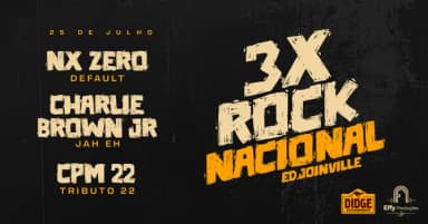 3 X Rock Nacional em Joinville