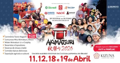 39º Festival de Outono Akimatsuri 2026 em Mogi das Cruzes