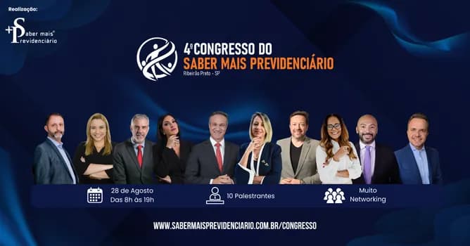 Imagem do 4º Congresso do Saber Mais Previdenciário