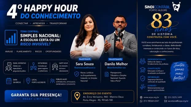 Imagem do 4º Happy Hour do Conhecimento