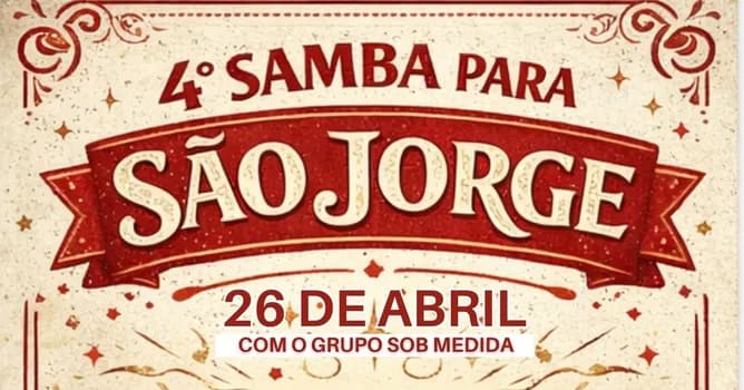 Imagem do 4º Samba Para São Jorge