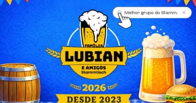 4º Stammtisch Família Lubian & Amigos  Edição 2026 em Blumenau