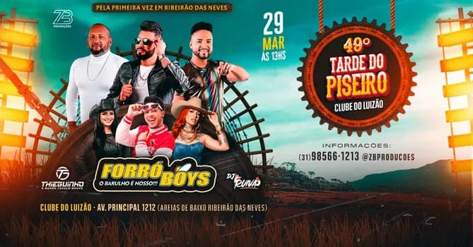 Imagem do 49° TARDE DO PISEIRO FORRÓ BOYS