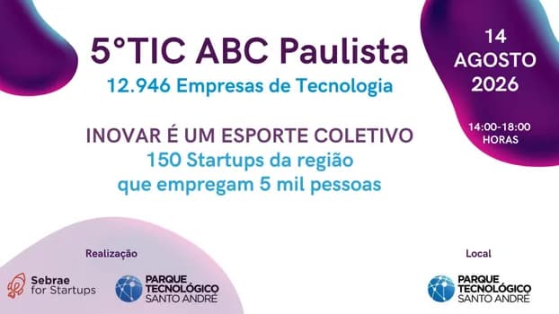 Imagem do 5º TIC ABC PAULISTA - 14/08/2026