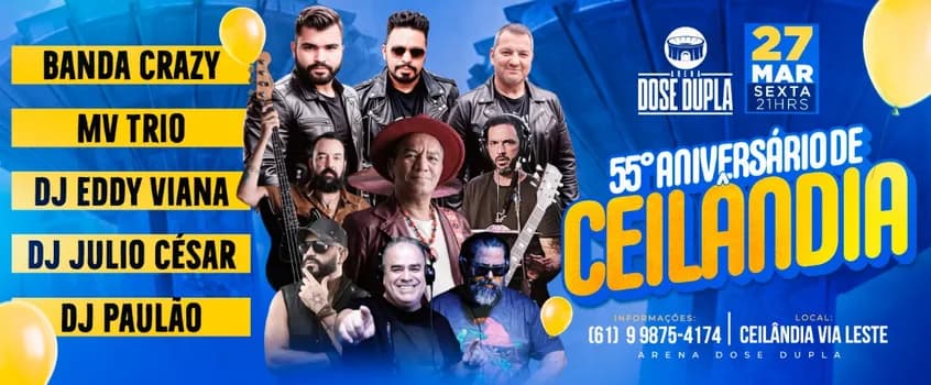 Imagem do 55º Aniversário de Ceilândia