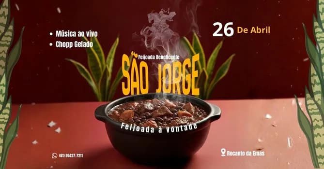 Imagem do 6º Feijoada Beneficente de São Jorge