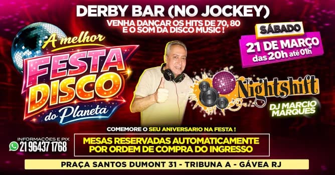 Imagem do A Melhor Festa Disco Do Planeta, Nightshift!