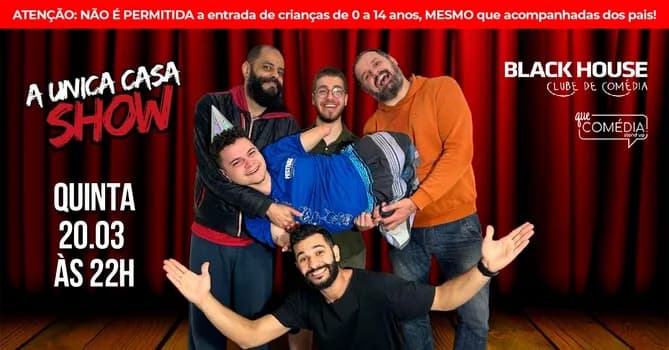 Imagem do A ÚNICA CASA SHOW em SOROCABA - Stand up Comedy