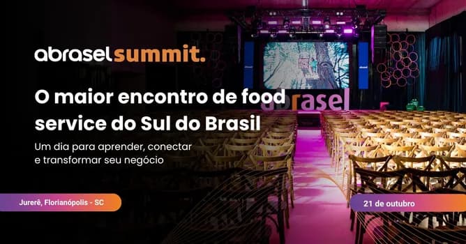Imagem do Abrasel Summit 2026