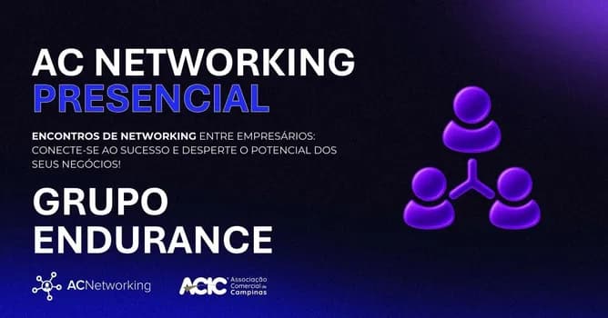 Imagem do AC Networking | Março - GRUPO ENDURANCE - PRESENCIAL