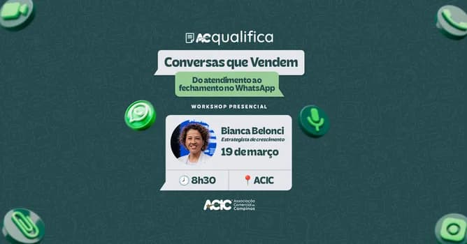 Imagem do AC Qualifica 2026 - Março | Conversas que vendem