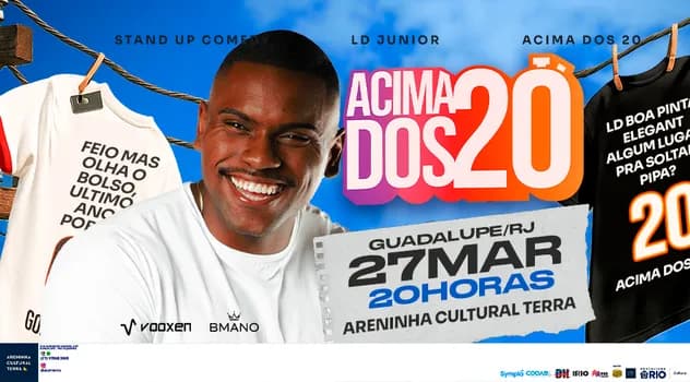 Imagem do Acima dos 20 com Leandro LD