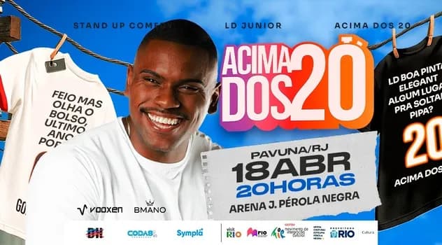 Imagem do Acima dos 20 com Leandro LD  - Pavuna