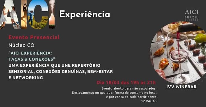Imagem do AICI Experiência -Taças & Conexões