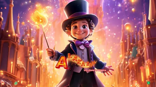 Imagem do Alakazam, um show de mágica!