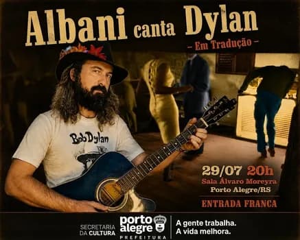 Imagem do Albani canta Dylan - em tradução