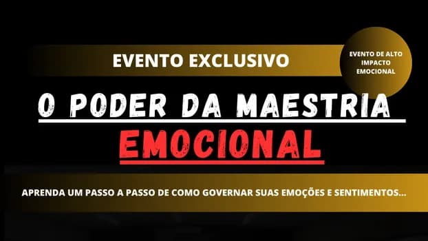 Imagem do ALCANCE SUA MAESTRIA EMOCIONAL 