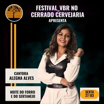 Imagem do Alegna Alves no Cerrado Cervejaria