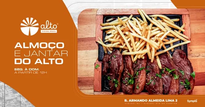 Imagem do ALMOÇO E JANTAR NO ALTO VIDIGAL BRASIL