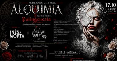 ALQUIMIA GOTHIC NIGHTS - PALINGENESIA EDITION em São Paulo