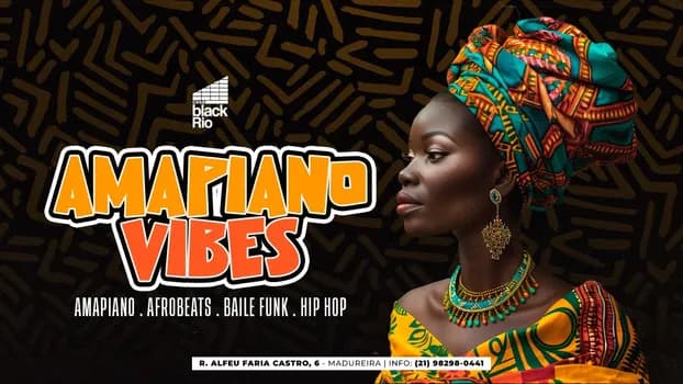 Imagem do AMAPIANO VIBES : Casa black rio 